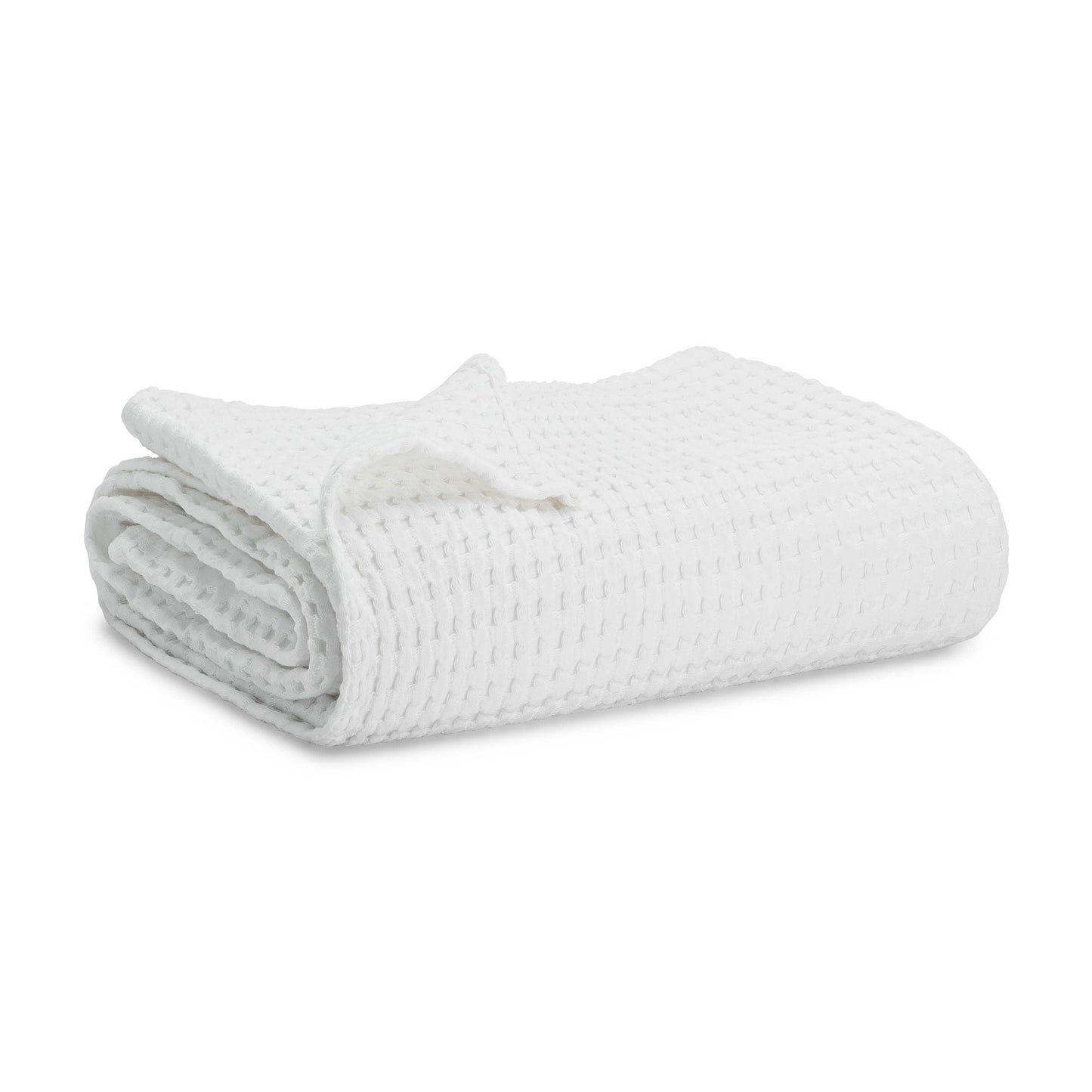 Waffle Blanket- Pacific Blue