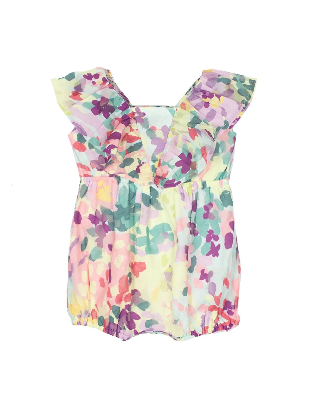 Watercolor Baby Romper