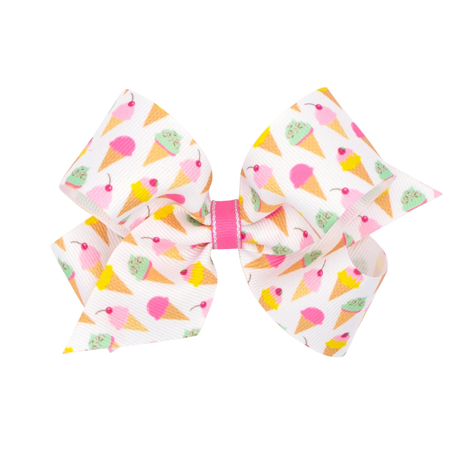 Ice Cream Printed Grosgrain Hair Bow
