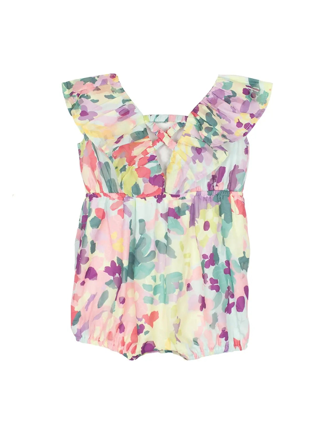 Watercolor Baby Romper