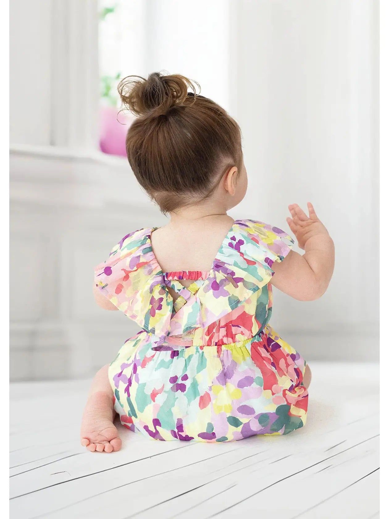 Watercolor Baby Romper