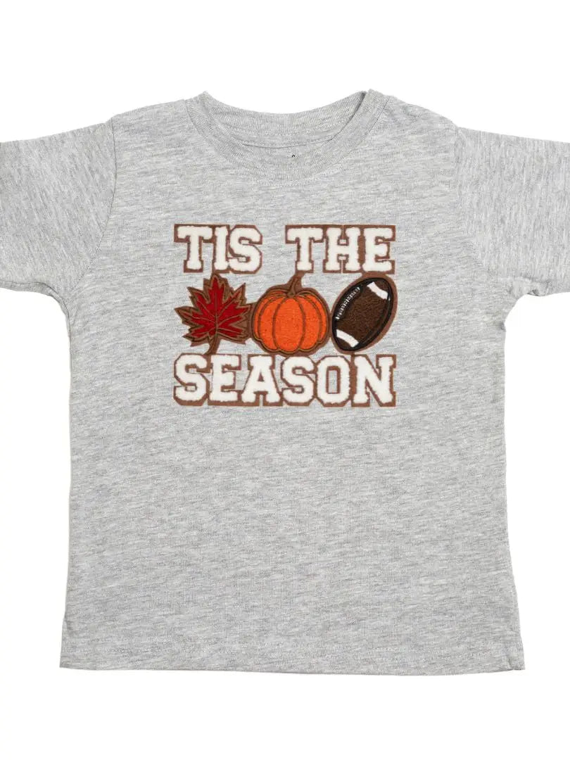 Tis the Season Pumpkin Patch Short Sleeve T-Shirt | Heather Grey