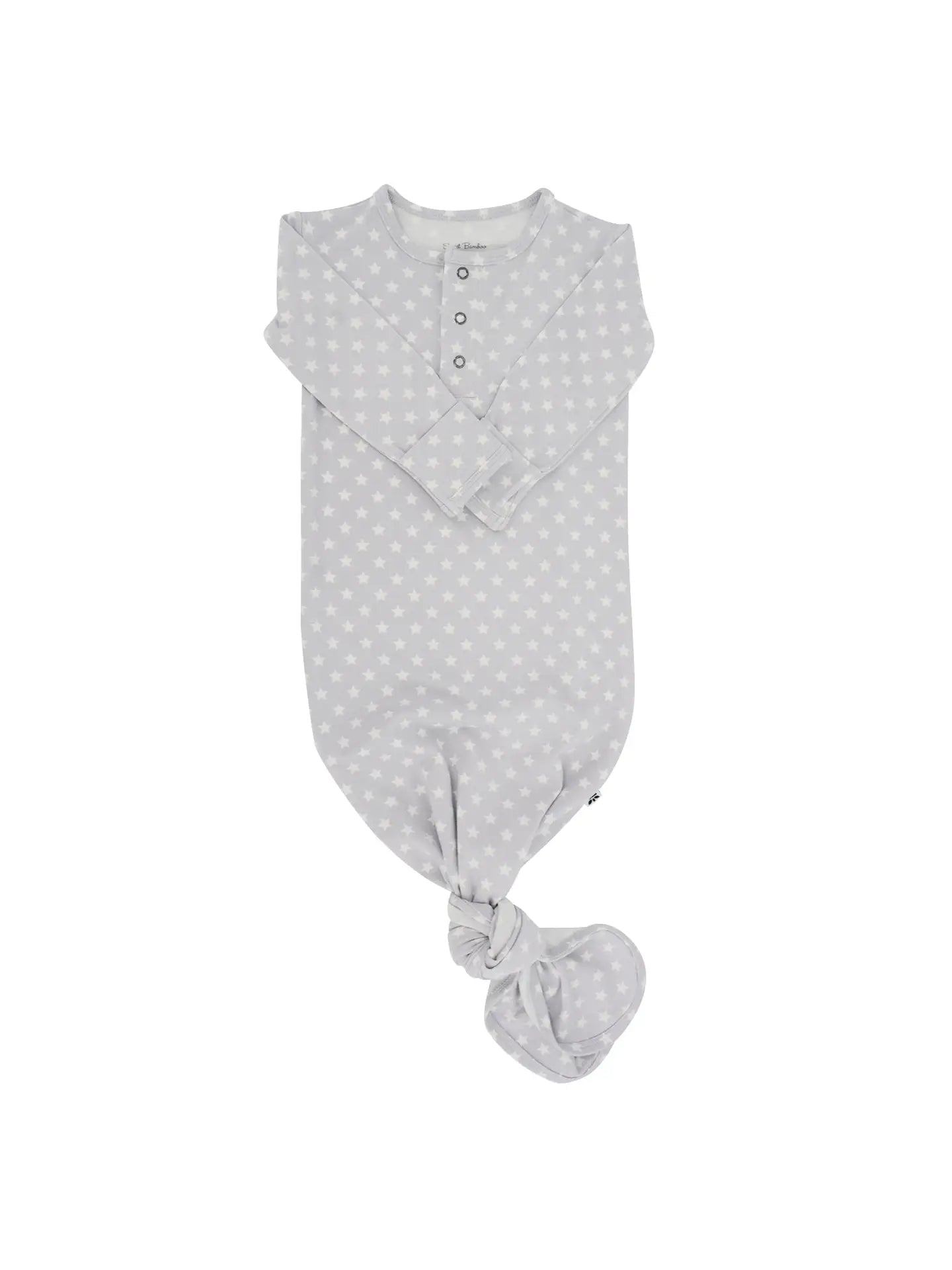 Grey Stars Knotted Gown