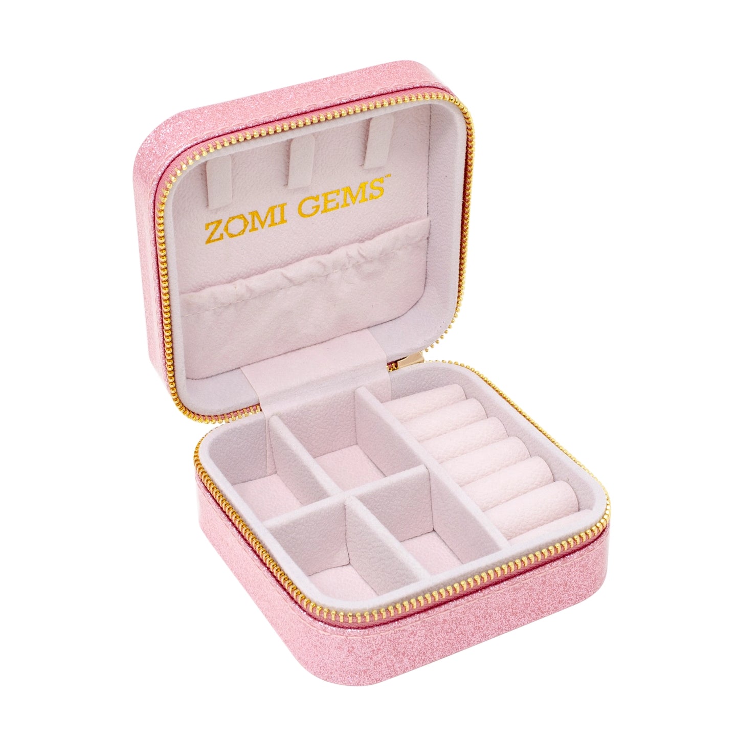 Teal Happy Face Sparkle Jewelry Box