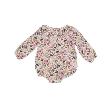 Acorn Floral Ruffle Collar Bubble