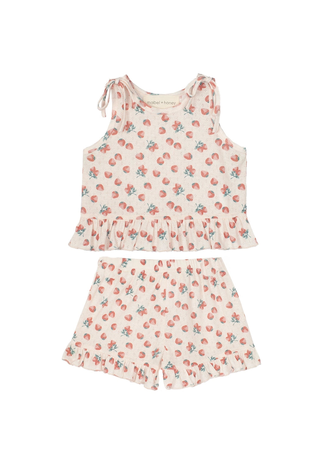 Strawberry Sweetheart Two Piece Set