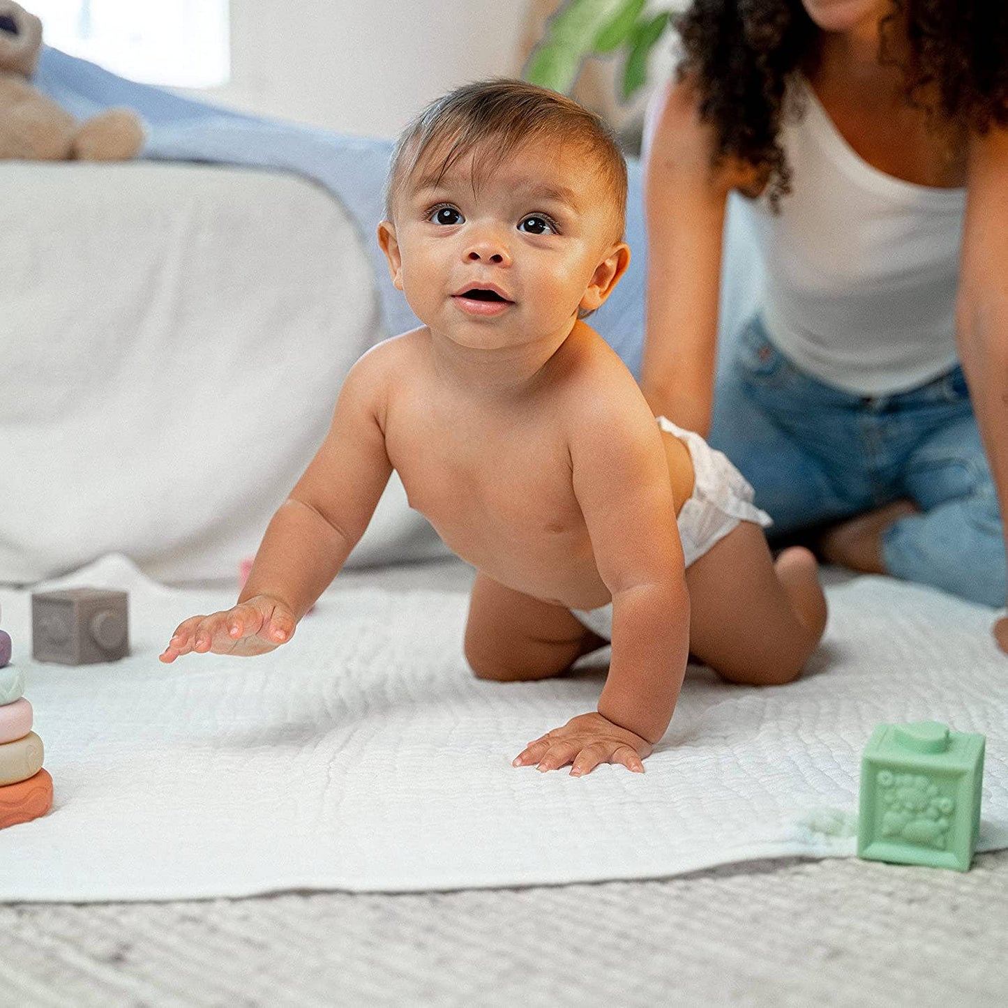 Muslin Cotton Blanket- Sage