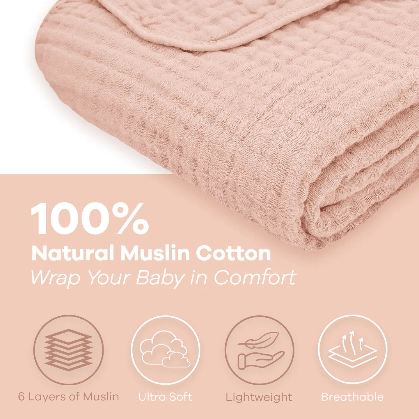 Muslin Cotton Blanket- Neptune