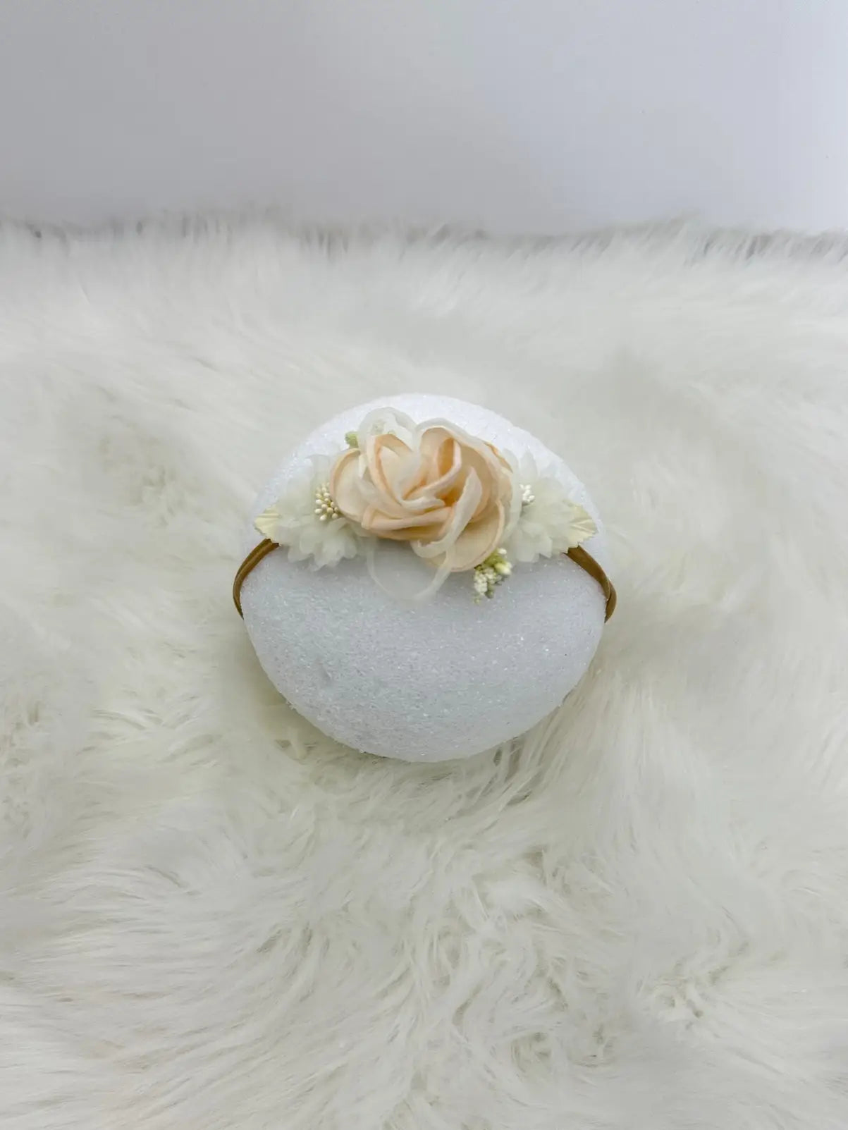 Ivory Petals Headband