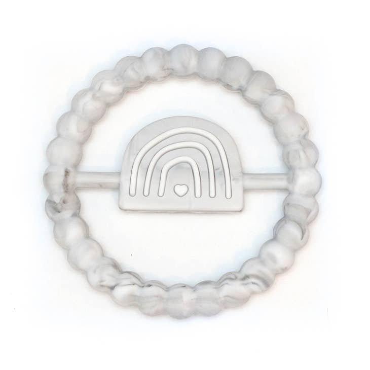 Marble Rainbow Ring Teether