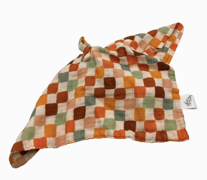 Groovy Squares Paci Lovey Blanket