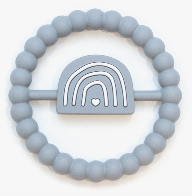 Slate Rainbow Ring Teether