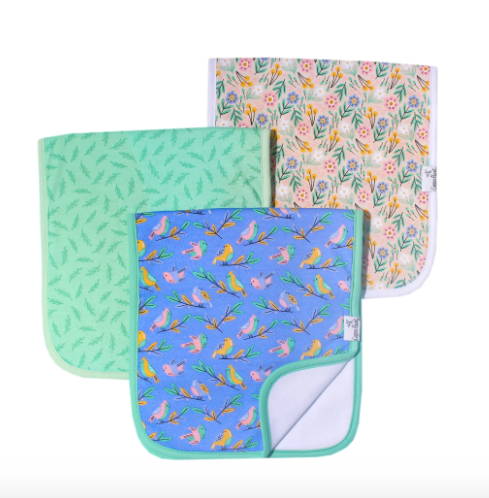 Birdie Burp Cloth Set (3 Pack)