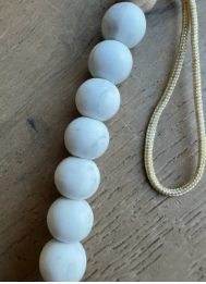Gray Marble Pacifier Clip (LofP)