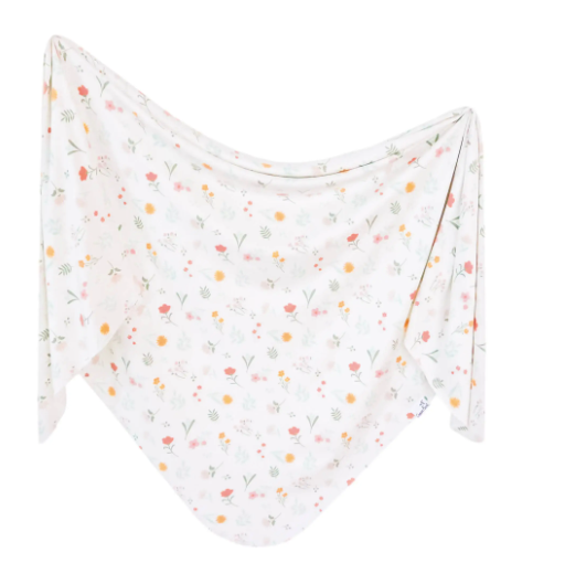 Knit Swaddle Blanket - Mabel