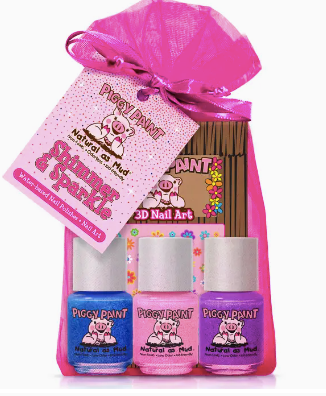 Piggy Paint Shimmer & Sparkle Polish Set