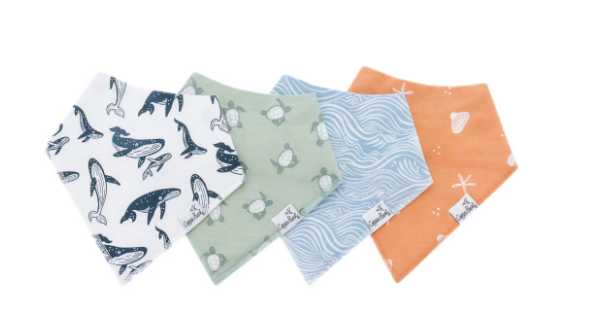Cove Bandana Bib Set (4 pack)
