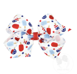 Medium Popsicle Americana Print Bow