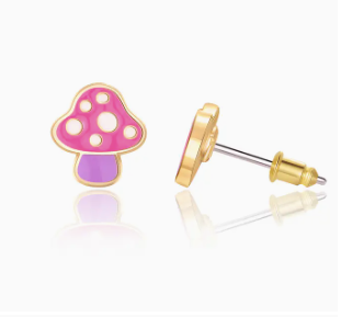 Mini Mushroom Cutie Stud Earrings