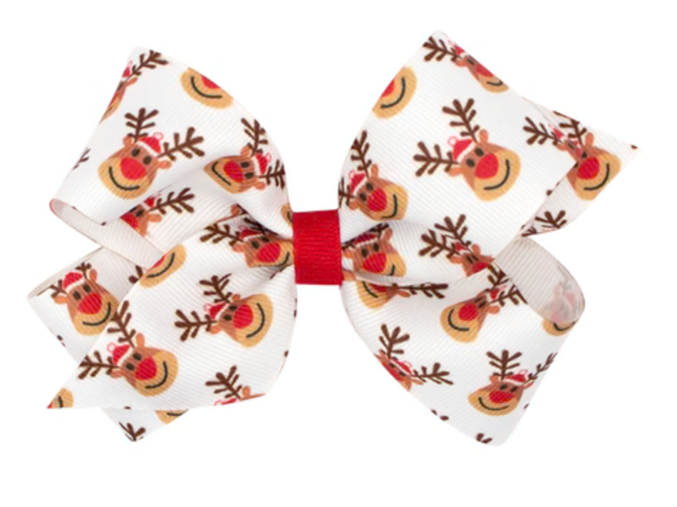 Medium Reindeer Wee Ones Bow