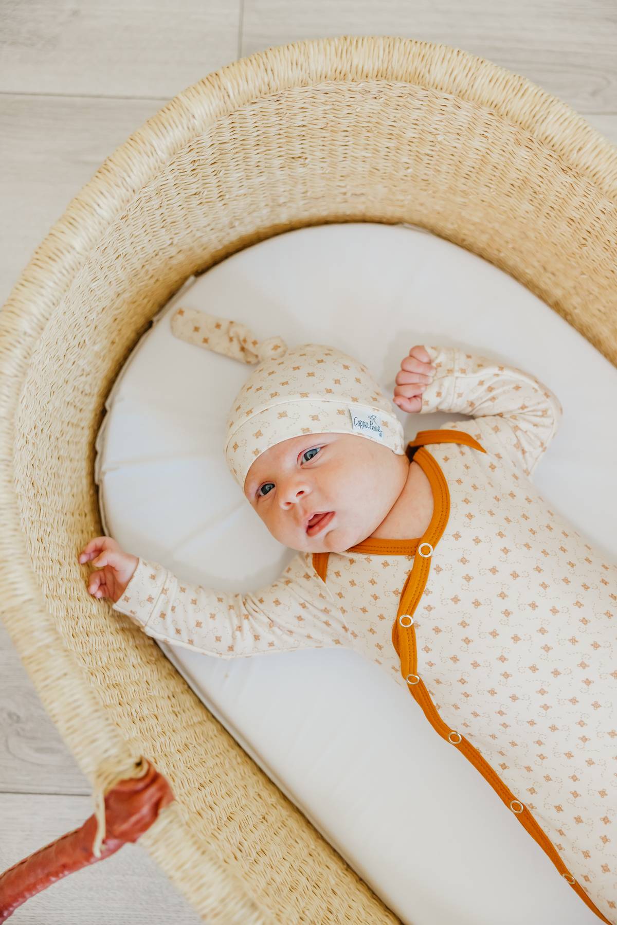 Hunnie Top Knot Hat 0-4mo