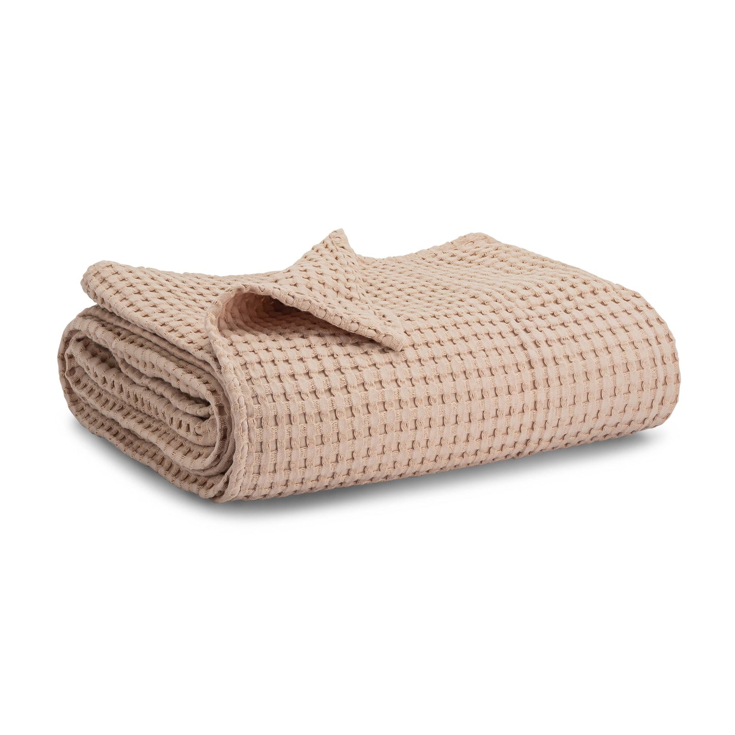 Waffle Blanket- Pacific Blue