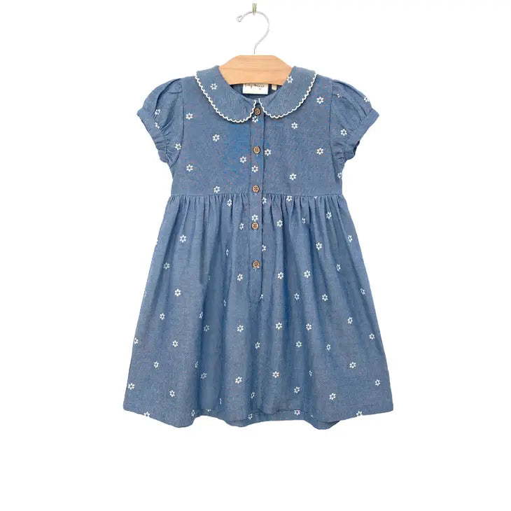 Daisies Round Collar Dress