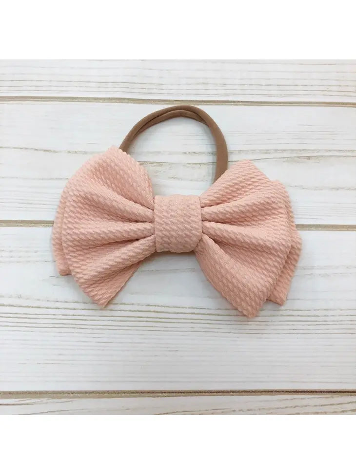 Dusty Pink Elastic Headband