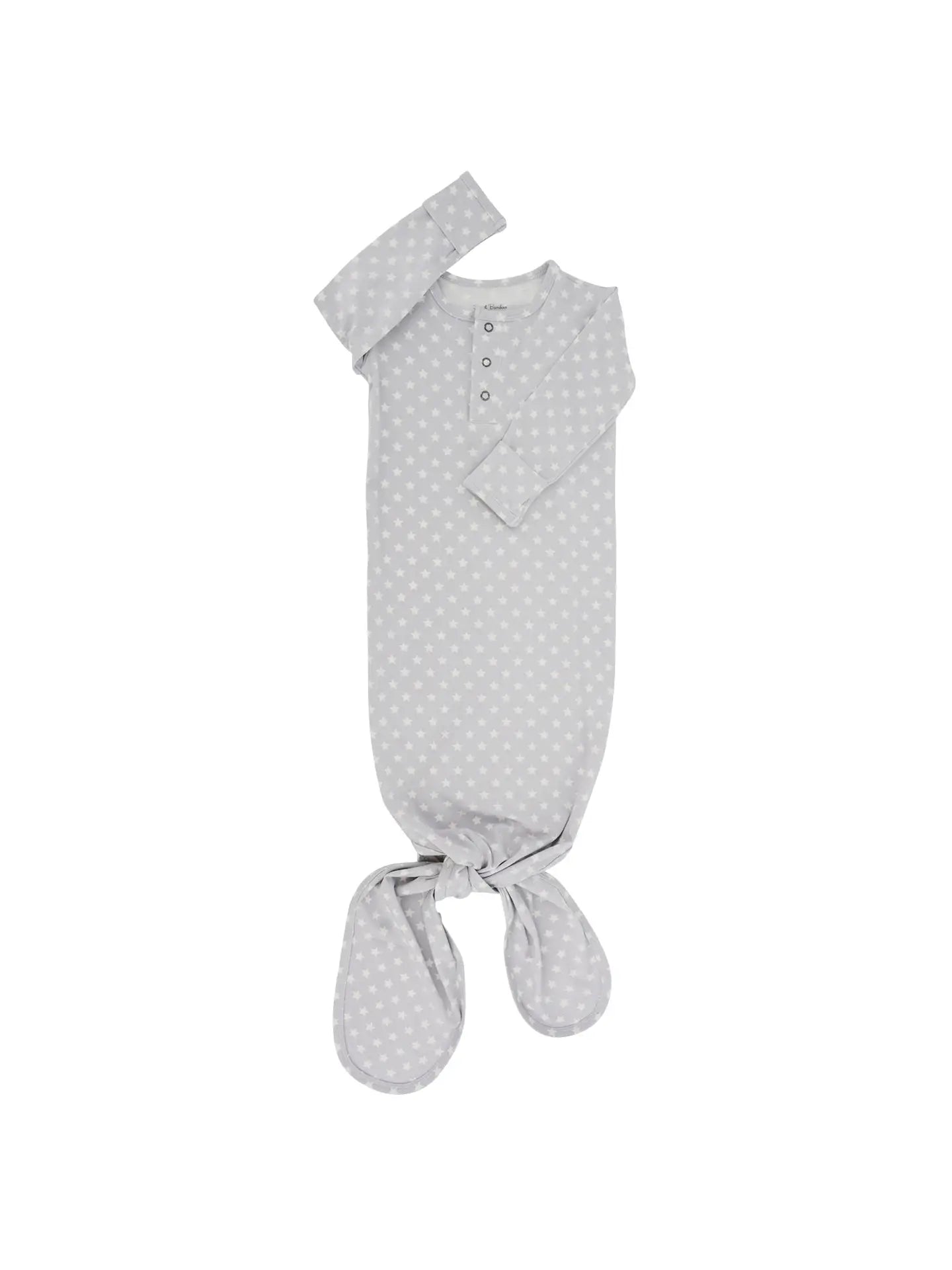Grey Stars Knotted Gown