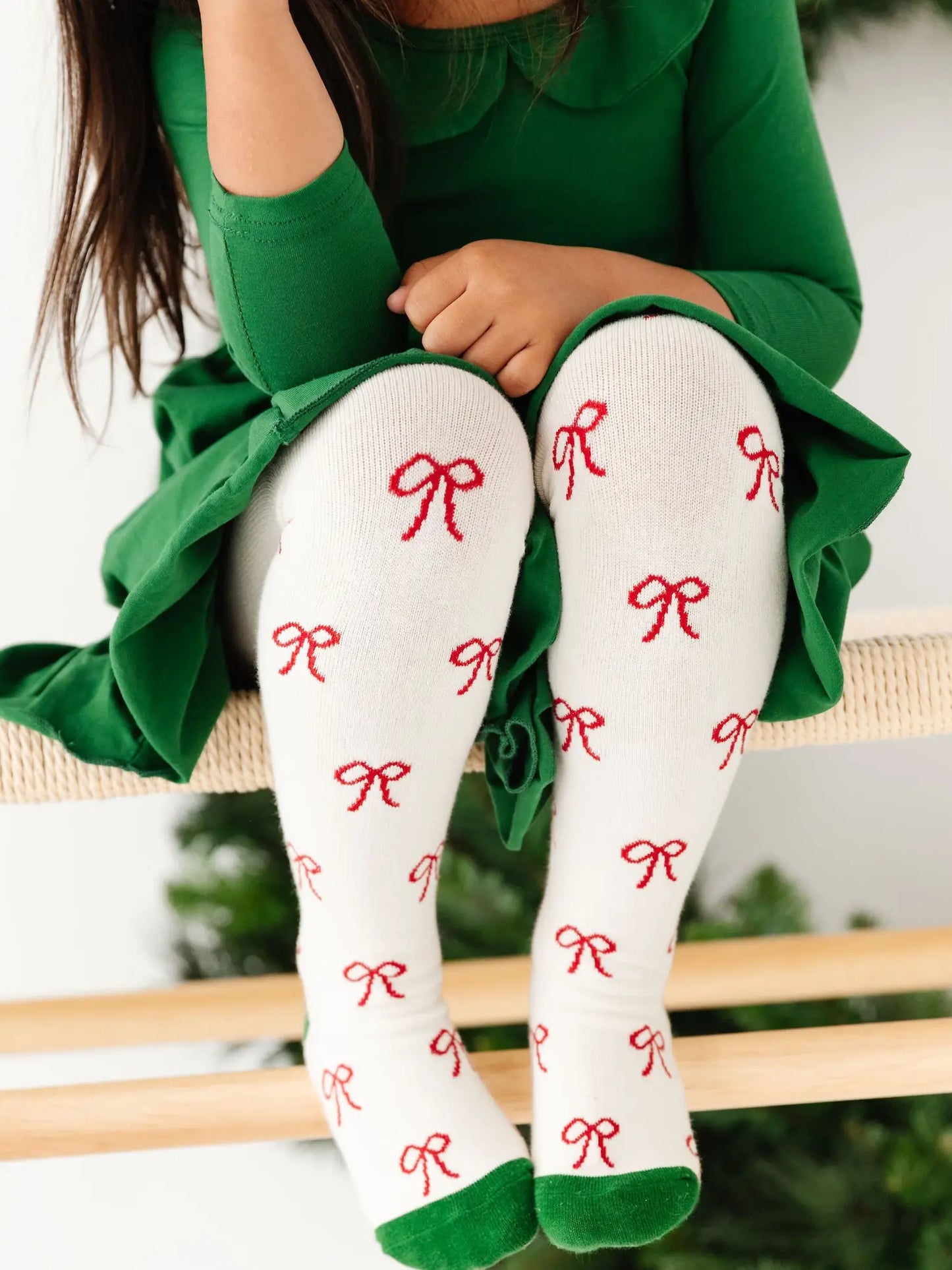 Bow Knit Tights