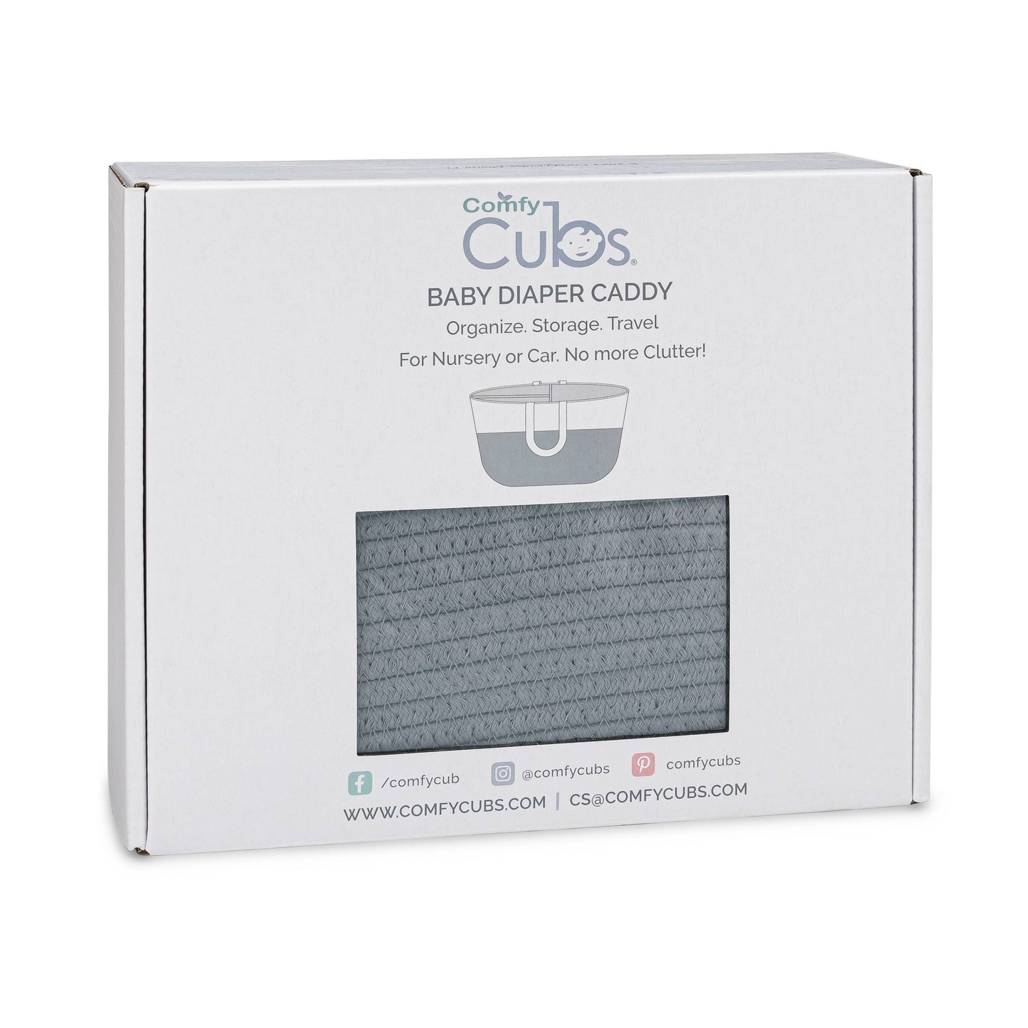 Diaper Caddy Organizer by Comfy Cubs: Sage