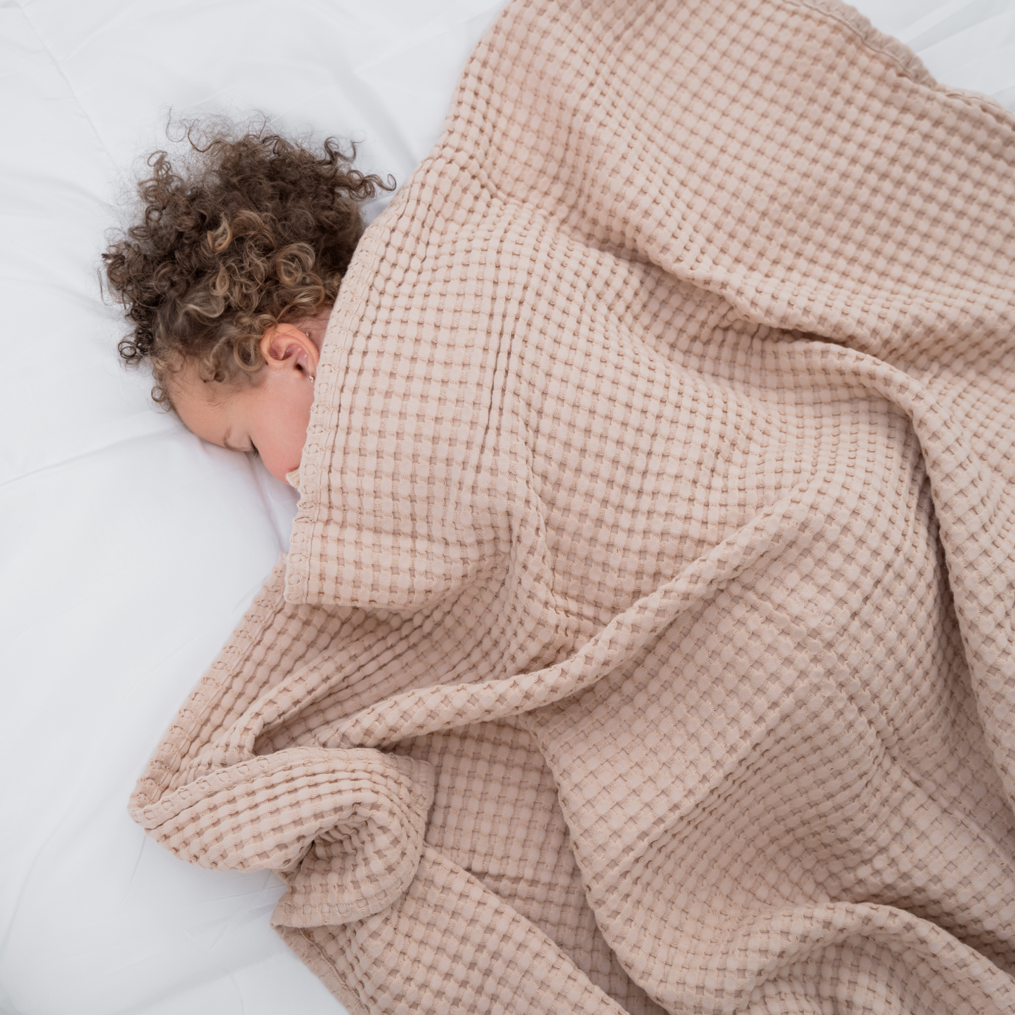 Waffle Blanket- White