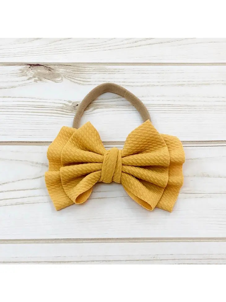 Mustard Elastic Headband
