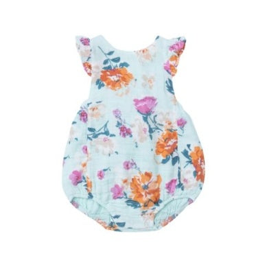 Soft Petals Floral Sunsuit