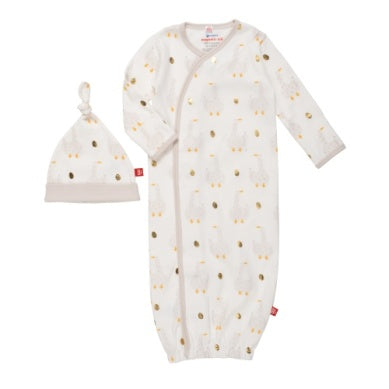Mummy Goose Gown With Hat Set