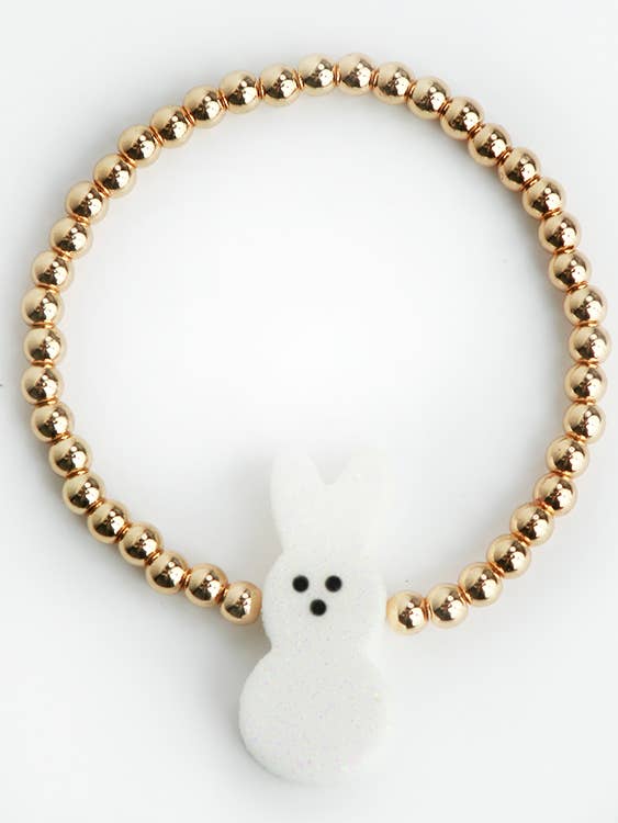 White Bunny Bracelet