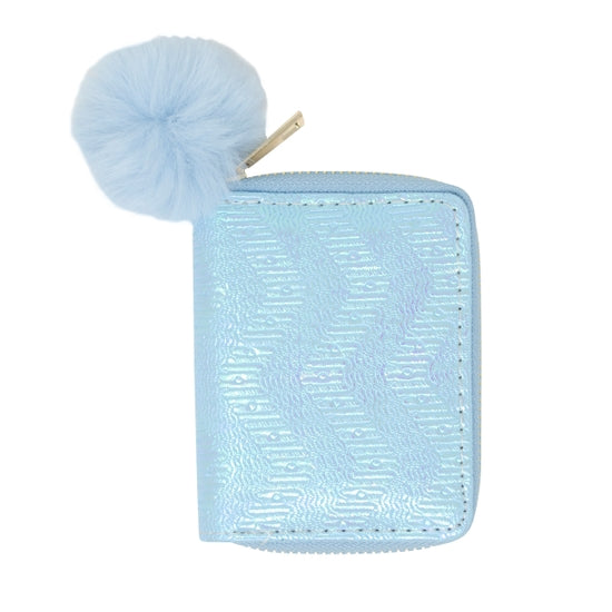 Blue Shiny Wave Wallet