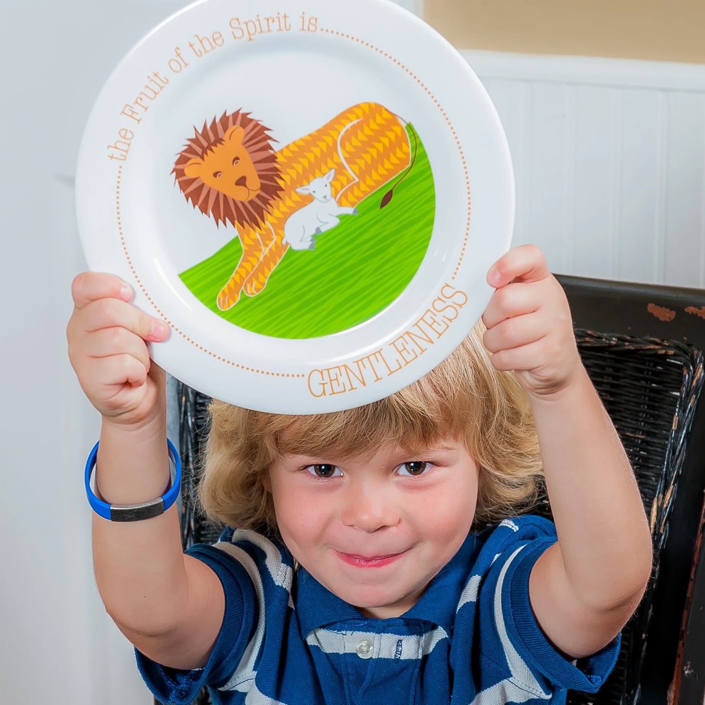 Fruitful Lion Plate - Gentleness
