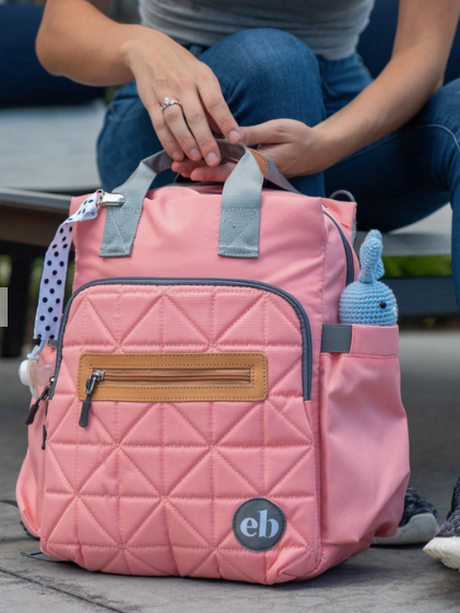 Pink Waterproof Diaper Bag