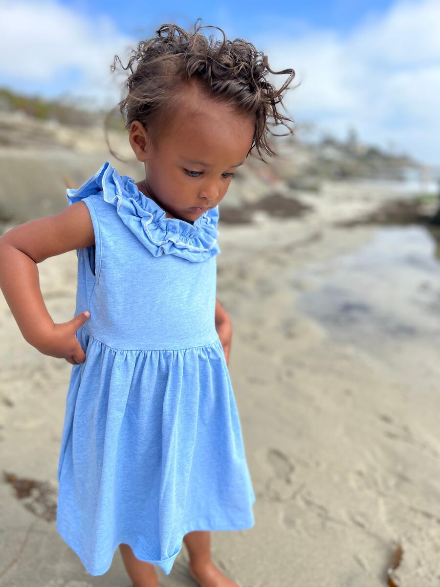 Bella Dress- Blue