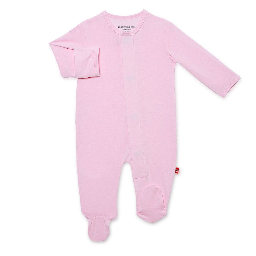 Cake My Day Pink Solid Modal Magnetic Footie