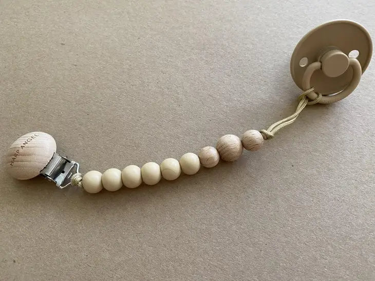 Croissant- Pacifier Clip