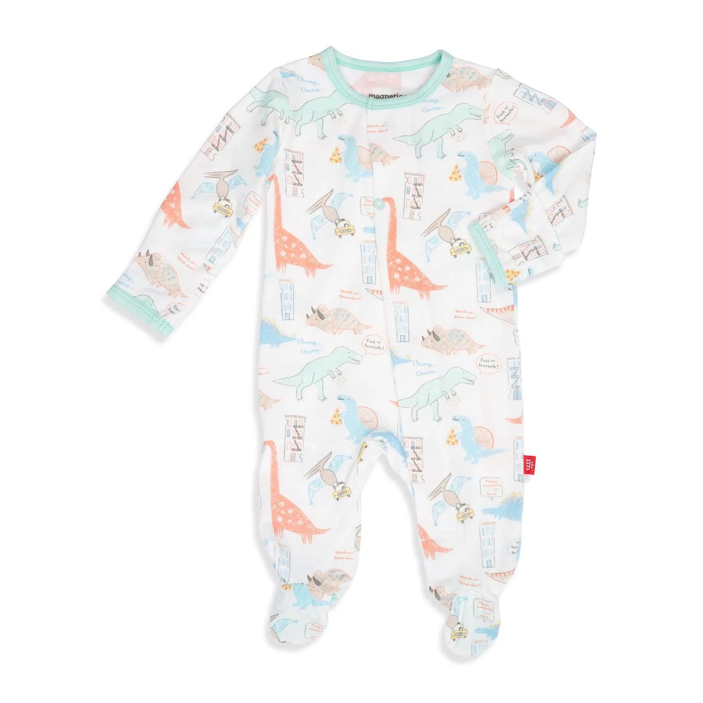 Door Dash Dino Magnetic Footie