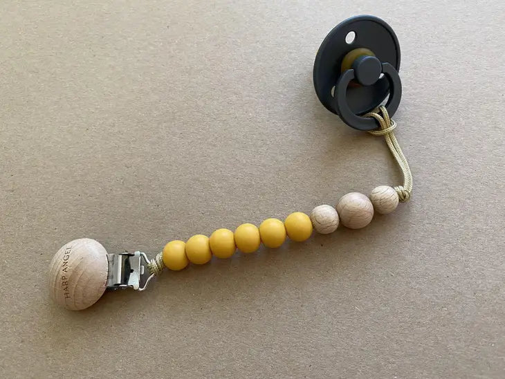 Honey Gold- Pacifier Clip