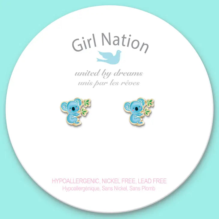Cutie Koala Cutie Stud Earrings