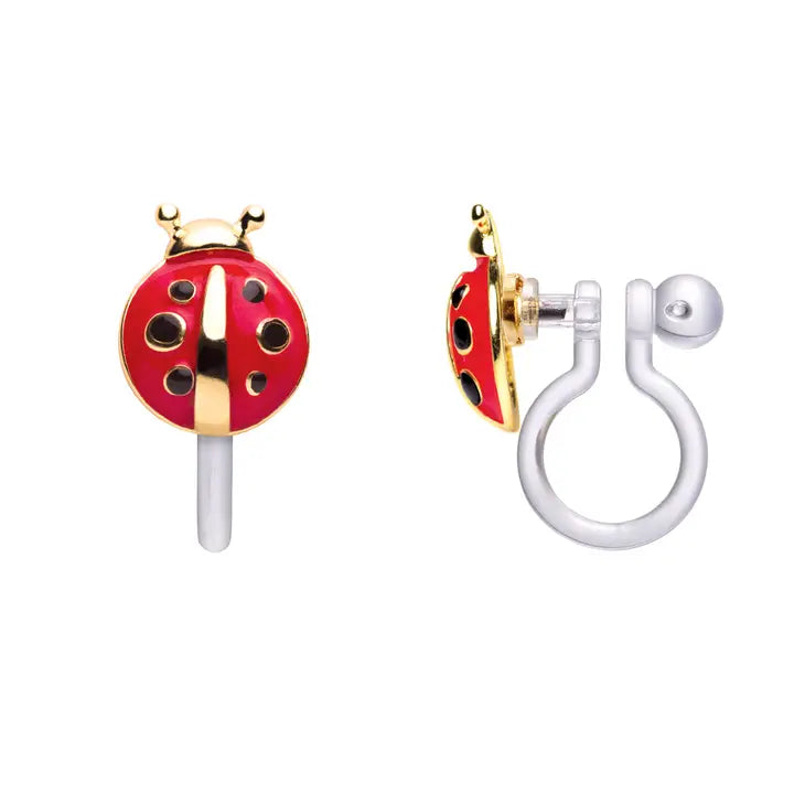 Little Ladybug CLIP ON Cutie Earrings