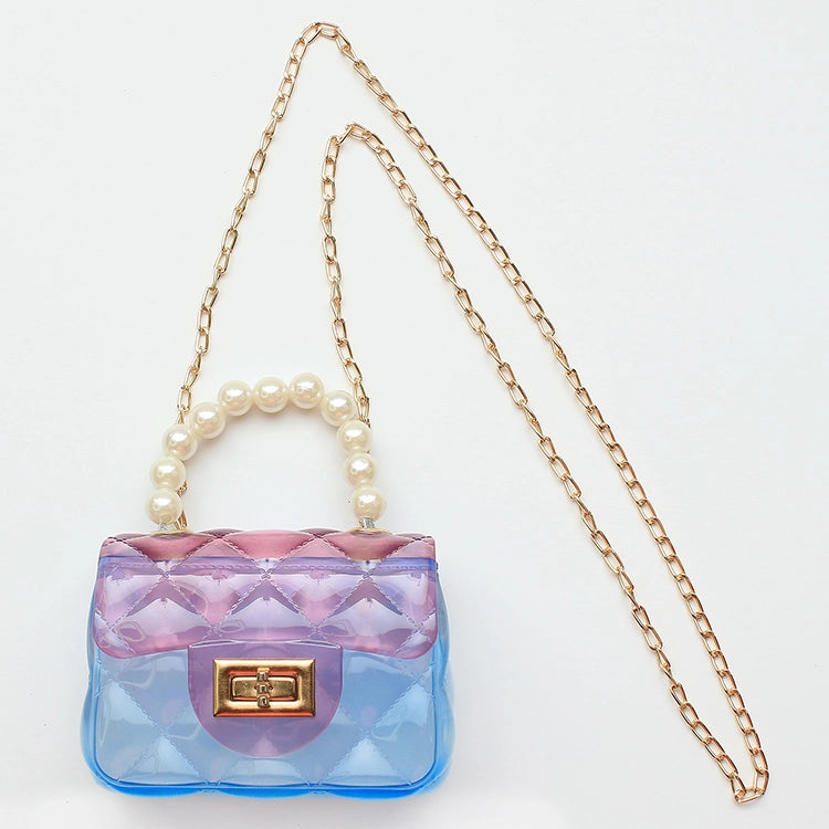 Pearl Blue Ombre Jelly Bag