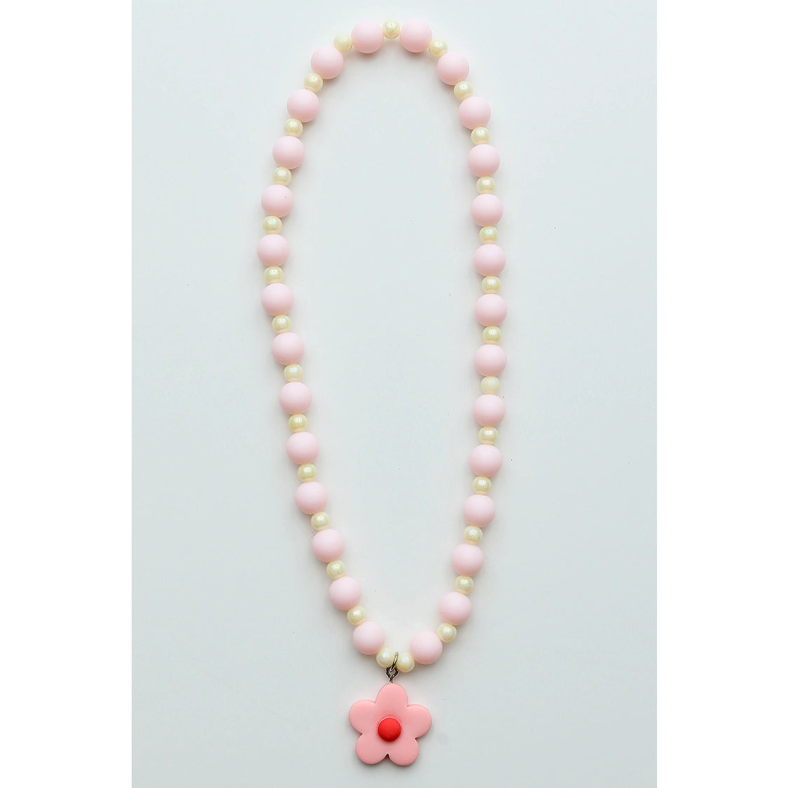Pink Flower Power Necklace