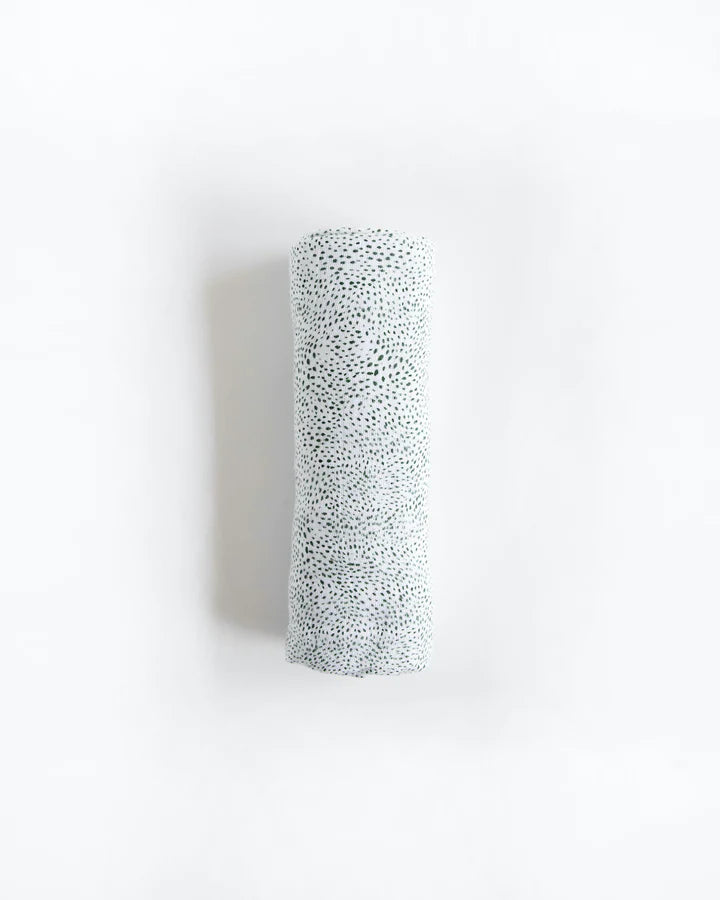 Cotton Muslin Swaddle - Green Seed
