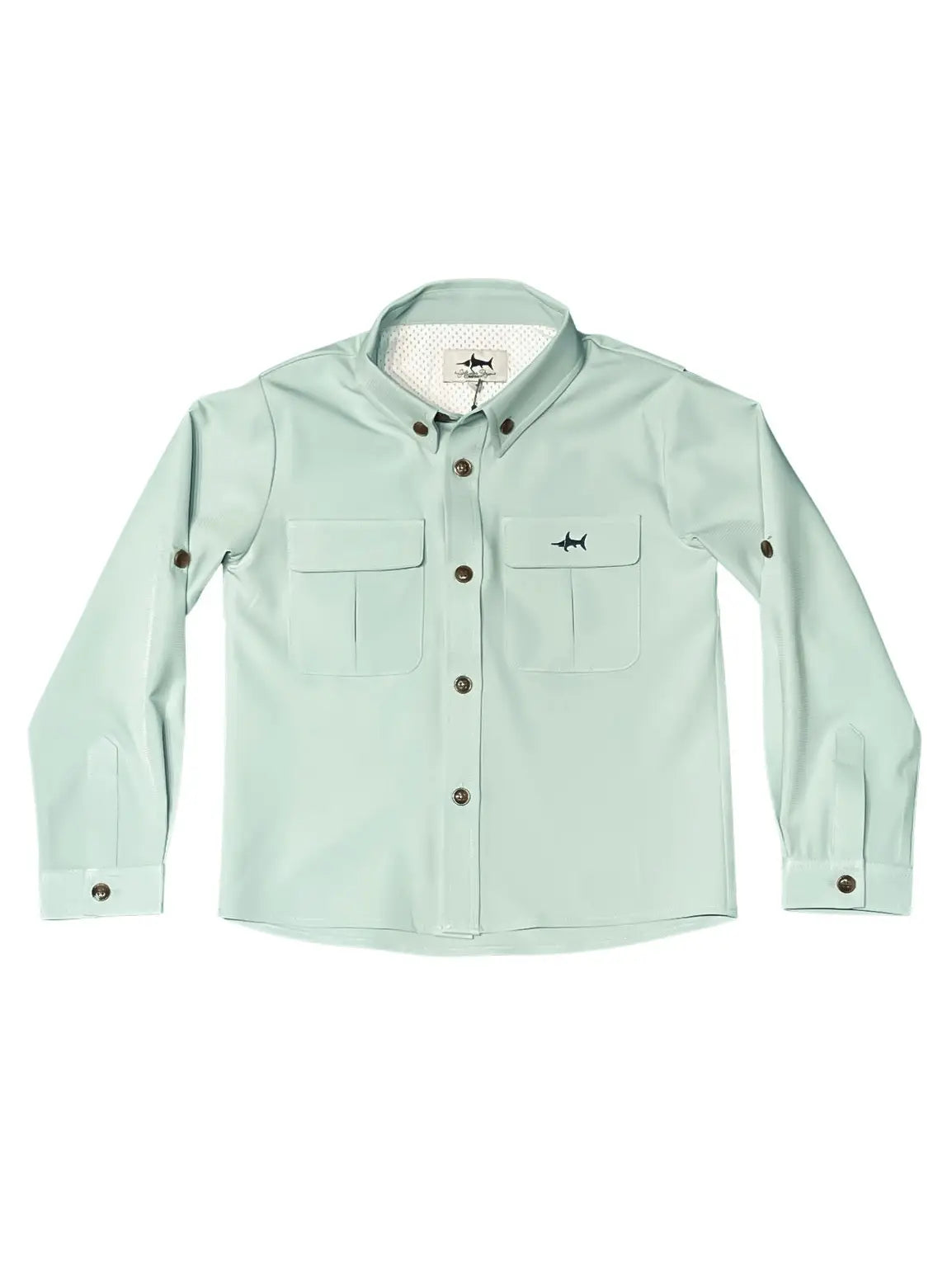 Flagler Boys Fishing Shirt | Mint